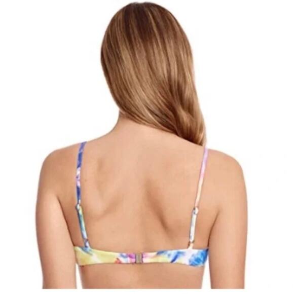 Ralph Lauren spiral tied a loop front bikini top Sz Medium - Picture 2 of 4